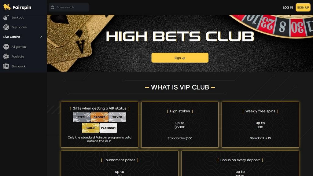 Fairspin Casinon sovellus - Tarjolla laitteellesi?