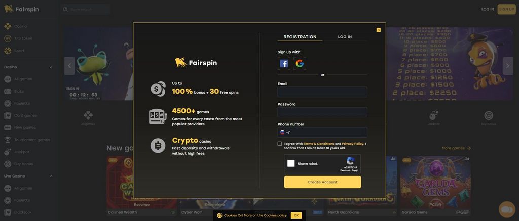 Fairspin kasiino mängijad võitsid üle 40 000 ETH